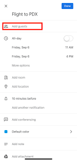 how to send a google calendar invite to