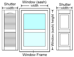 Attach trim with glue around edges of shutters. How To Measure For Exterior Shutters