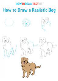 Illustrate the suited shape of the elongated neck. How To Draw A Realistic Dog How To Draw Easy