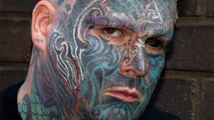 most tattooed man has 3d branding done