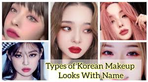 types of korean makeup looks with name