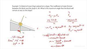 determining the angle of inclination at
