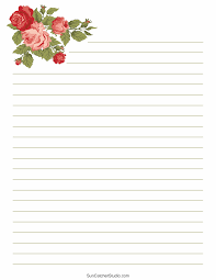 free printable stationery and lined