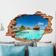 Wall Decal Quote Landscape Paradise