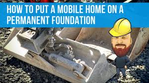 mobile home on a foundation