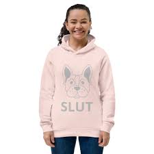 Dog Slut Puppy Puppies Women's Eco Fitted Hoodie - Etsy