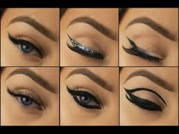 6 diffe winged eyeliner