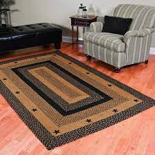 star black braided area rug by ihf rugs