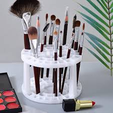 52 holes makeup brush holder round