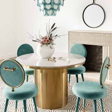 Modern dining tables brings you today 10 modern and glamorous marble dining tables and gives you some decor tips on how to embrace this luxurious material in your dining room design. Alisin Marble Dining Table Tov Furniture