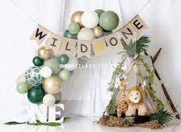 simple jungle banner by photo prop