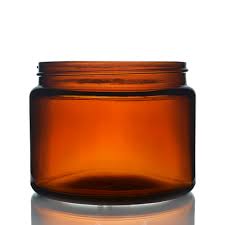 500ml Amber Ointment Jar Wide Neck
