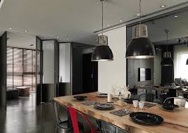 Natural And Industrial Dining Room Interior Design Ideas