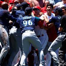Suspended for Mariners-Angels Brawl ...