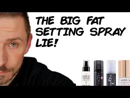 the big fat setting spray lie you