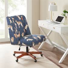 Diy dollhouse arm chair made from an old sock!! Linon Draper Dog Wood Upholstered Office Chair In Blue Cymx1846
