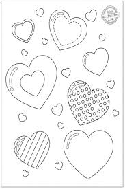 Love and hearts coloring pages. Free Printable Heart Coloring Pages For Kids Very Adorable