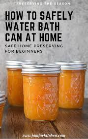 how to do water bath canning the jam