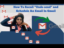 recall and schedule an email in gmail