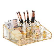 clear gl makeup organizer for vanity