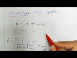 Schrodinger Wave Equation Quantum
