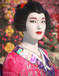 mei lin 6 geisha make ups daz 3d