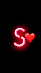 s name wala red heart alphabet hd