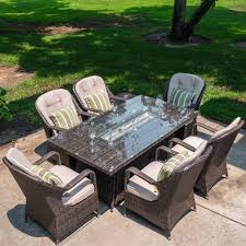 Fits in perfectly with my curbside rescued patio furniture! Fire Pit Patio Set
