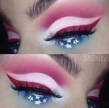 bold 4th of july makeup ideas that will