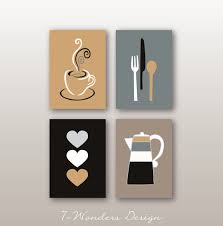 Modern Kitchen Art Prints Coffee