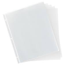 8 5 X 11 3 Ring Binder Refill With White Inserts