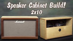 2x10 guitar speaker cabinet build from