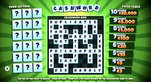 cashword instant win games irish