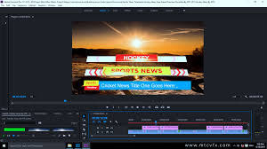 You can download and use mixkit's premiere pro video template files, to create the video effects you are after, free of charge. Free Sports News Templates Category Hockey Adobe Premiere Pro Mtc Tutorials