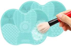 silicon makeup brush cleaning mat