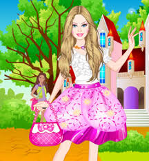 barbie princess charm dress up