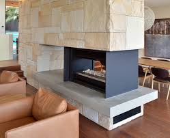 Universal Double Sided Gas Fireplace