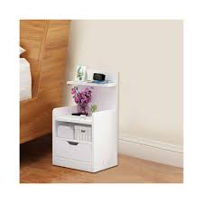 The design of the bedside table will incorporate a lower shelf and a single drawer. Fashion Bedside Table Drawer Cabinet Bedroom Furniture Storage Nightstand Shelf On Onbuy