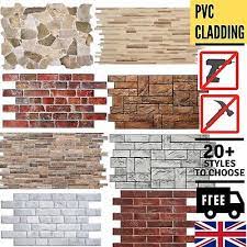 Stone Brick Effect Pvc Plastic Wall