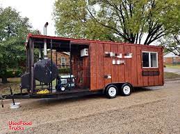 24 bbq concession trailer with porch