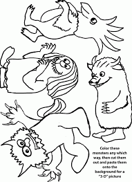 Color tree game from the educator's spin on it. Where The Wild Things Are Printable Coloring Pages Coloring Home