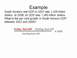 percent change in gdp 2 you