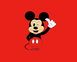 Hd Wallpaper Red Background Cartoon