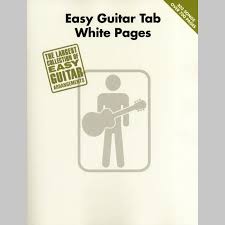 easy guitar tab white pages