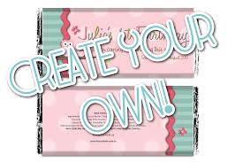1 Create Your Own Chocolate Bar Wrapper