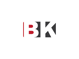square shape bk png letter logo icon
