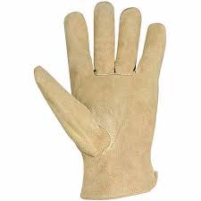 Custom Leathercraft Large Split Cowhide Driver Mens Work Gloves