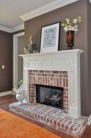 Fireplace With Red Brick
