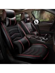 Car Seat Cover In Black And Red For All