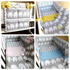crib or cot or cot bedding set grey
